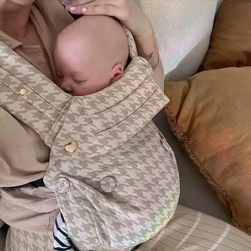 Baby Carrier Neutral Houndstooth – Ergonomic Infant Carrier
