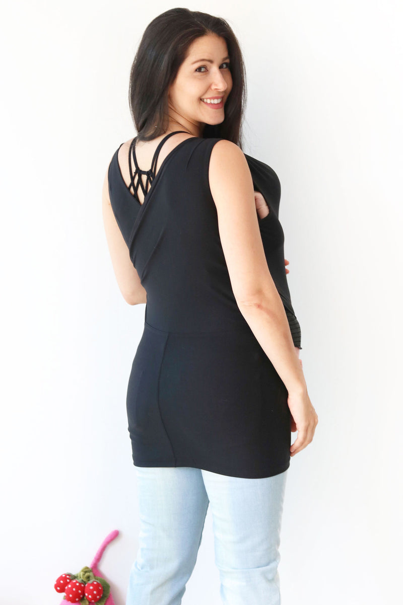 Basic Black Newborn Baby Carrier – Soft Ergonomic Infant Carrier