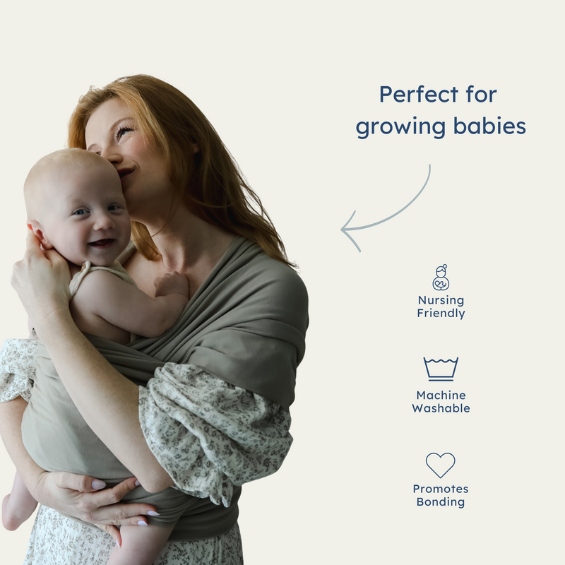 Snuggle Me Baby Wrap Birch – Soft Breathable Infant Carrier