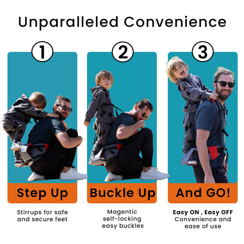 Step Caddy Child Carrier – Ergonomic Toddler Hip Seat Carrier