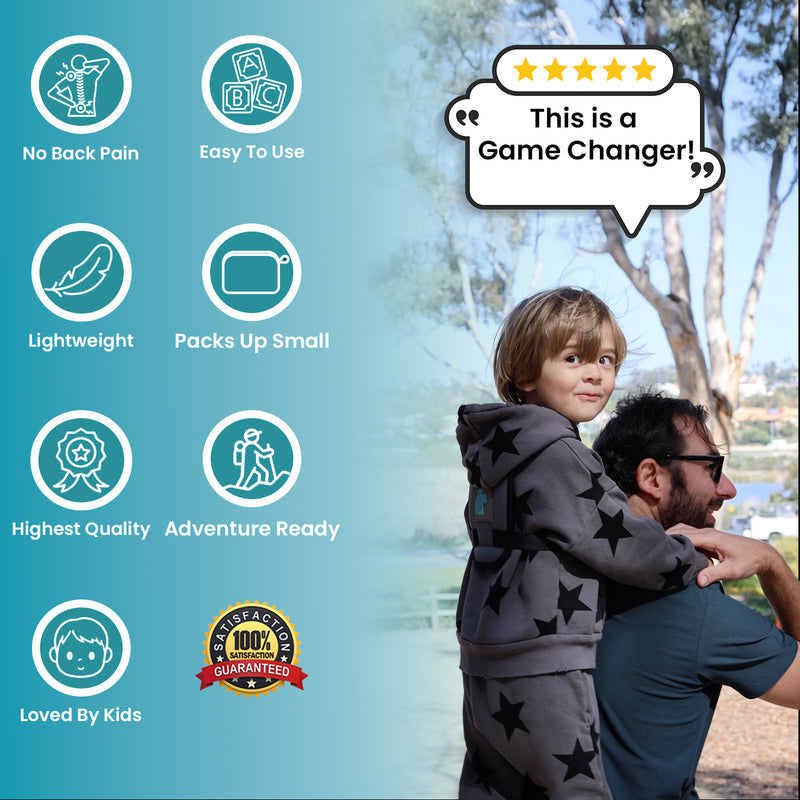 Step Caddy Child Carrier – Ergonomic Toddler Hip Seat Carrier